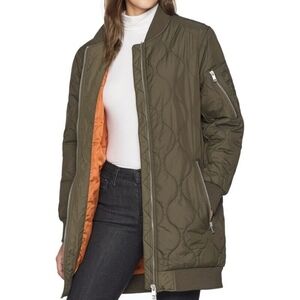 French Connection quilted bomber jacket